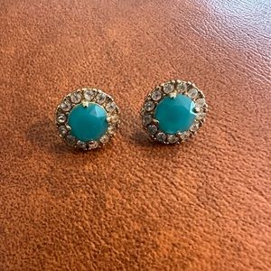 Kate Spade Turquoise Gold Earrings